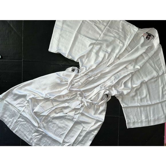 NWT Victoria's Secret 34D,34DD,36B,36C BRA SET+garter+ROBE silver MINT SEDUCTION - Picture 5 of 8